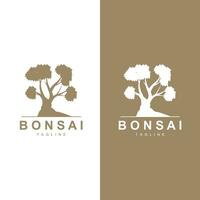 bonsai árvore logotipo vetor símbolo ilustração Projeto