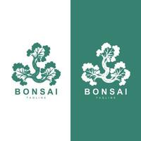 bonsai árvore logotipo vetor símbolo ilustração Projeto