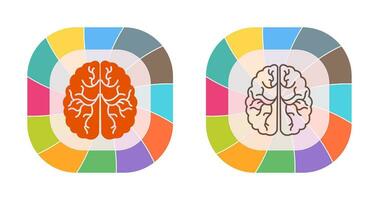 ícone de vetor de cérebro