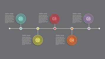 modelos de infográfico para ilustração vetorial de negócios vetor