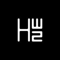 hwz carta logotipo vetor projeto, hwz simples e moderno logotipo. hwz luxuoso alfabeto Projeto