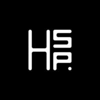 hsp carta logotipo vetor projeto, hsp simples e moderno logotipo. hsp luxuoso alfabeto Projeto