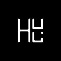 hul carta logotipo vetor projeto, hul simples e moderno logotipo. hul luxuoso alfabeto Projeto