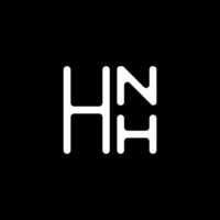 hnh carta logotipo vetor projeto, hnh simples e moderno logotipo. hnh luxuoso alfabeto Projeto