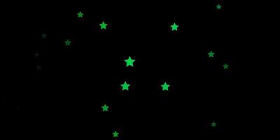 fundo vector azul e verde escuro com estrelas pequenas e grandes.