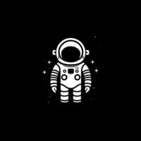 astronauta - minimalista e plano logotipo - vetor ilustração