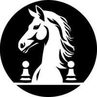 xadrez, Preto e branco vetor ilustração