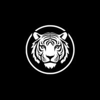 tigre, minimalista e simples silhueta - vetor ilustração