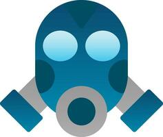 design de ícone vetorial de máscara de gás vetor