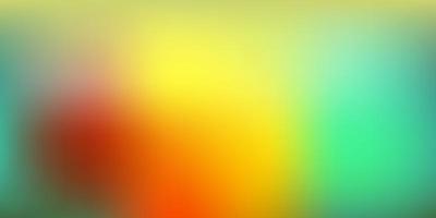 desenho de borrão de gradiente de luz multicolorida vetorial. vetor