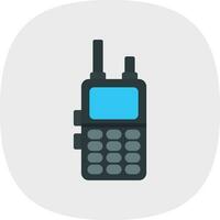 design de ícone de vetor de walkie talkie