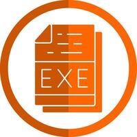 Exe Arquivo formato vetor ícone Projeto