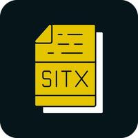 sitx Arquivo formato vetor ícone Projeto