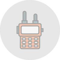 design de ícone de vetor de walkie talkie