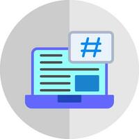 design de ícone de vetor de hashtag