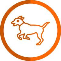 design de ícone de vetor de cachorro