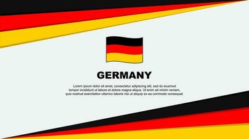 Alemanha bandeira abstrato fundo Projeto modelo. Alemanha independência dia bandeira desenho animado vetor ilustração. Alemanha bandeira