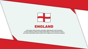 Inglaterra bandeira abstrato fundo Projeto modelo. Inglaterra independência dia bandeira desenho animado vetor ilustração. Inglaterra desenho animado