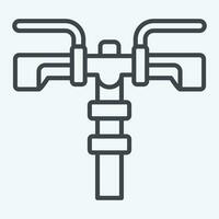 ícone firmeza relacionado para bicicleta símbolo. linha estilo. simples Projeto editável. simples ilustração vetor