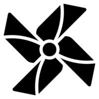 ícone de glifo de cata-vento vetor