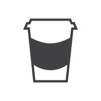 design de ícone de vetor de xícara de café