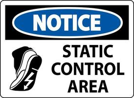 aviso prévio placa estático ao controle área vetor