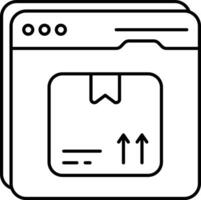 rede pacote linha ícones Projeto estilo vetor
