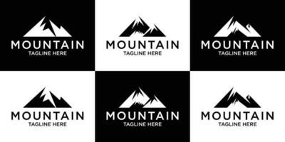 montanha logotipo Projeto ícone vetor ilustração