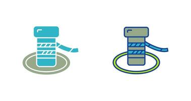 ícone de vetor de poste de amarração