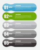 modelos de infográfico para ilustração vetorial de negócios. eps10 vetor