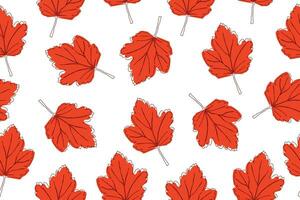 vetor desatado padronizar do outono folhas. fundo para têxtil ou livro capas, papel de parede, projeto, gráficos, imprimir, passatempo, convite. vetor