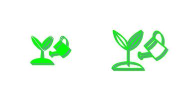 ícone de vetor de planta em crescimento