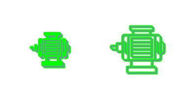 ícone de vetor de motor elétrico