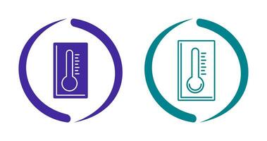 ícone de vetor de termômetro