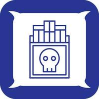 fumar mata o ícone do vetor