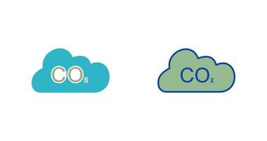 ícone de vetor de dióxido de carbono