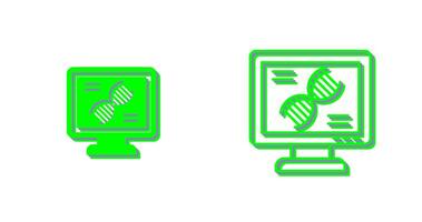 ícone de vetor de teste de dna