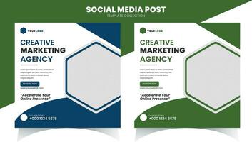 digital criativo marketing social meios de comunicação postar vetor