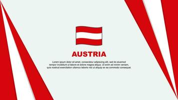 Áustria bandeira abstrato fundo Projeto modelo. Áustria independência dia bandeira desenho animado vetor ilustração. Áustria bandeira