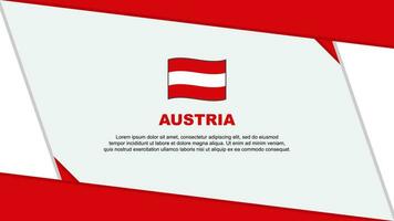 Áustria bandeira abstrato fundo Projeto modelo. Áustria independência dia bandeira desenho animado vetor ilustração. Áustria independência dia