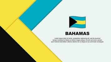 bahamas bandeira abstrato fundo Projeto modelo. bahamas independência dia bandeira desenho animado vetor ilustração. bahamas ilustração