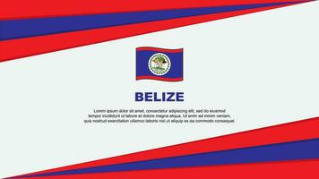 belize bandeira abstrato fundo Projeto modelo. belize independência dia bandeira desenho animado vetor ilustração. belize Projeto