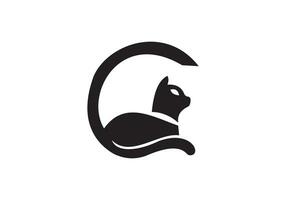 isto é uma gato logotipo Projeto para seu o negócio vetor