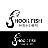 gancho pescaria logotipo simples e moderno vintage rústico vetor Projeto estilo modelo ilustração