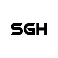 sgh carta logotipo projeto, inspiração para uma único identidade. moderno elegância e criativo Projeto. marca d'água seu sucesso com a impressionante isto logotipo. vetor