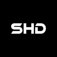 shd carta logotipo projeto, inspiração para uma único identidade. moderno elegância e criativo Projeto. marca d'água seu sucesso com a impressionante isto logotipo. vetor