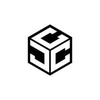 jcc carta logotipo projeto, inspiração para uma único identidade. moderno elegância e criativo Projeto. marca d'água seu sucesso com a impressionante isto logotipo. vetor