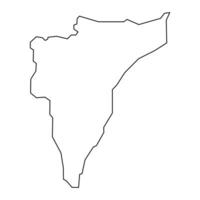 quindio departamento mapa, administrativo divisão do Colômbia. vetor