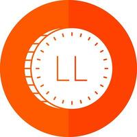 libanês libra vetor ícone Projeto