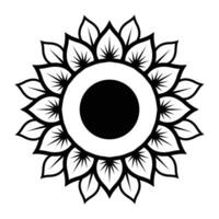 projeto de fundo de mandala. vetor